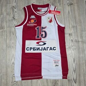 Nikola Jokic KK Vojvodina Headgear Classics Jersey Small NWT